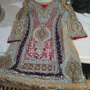 Embroidered Multicolor Traditional Dress